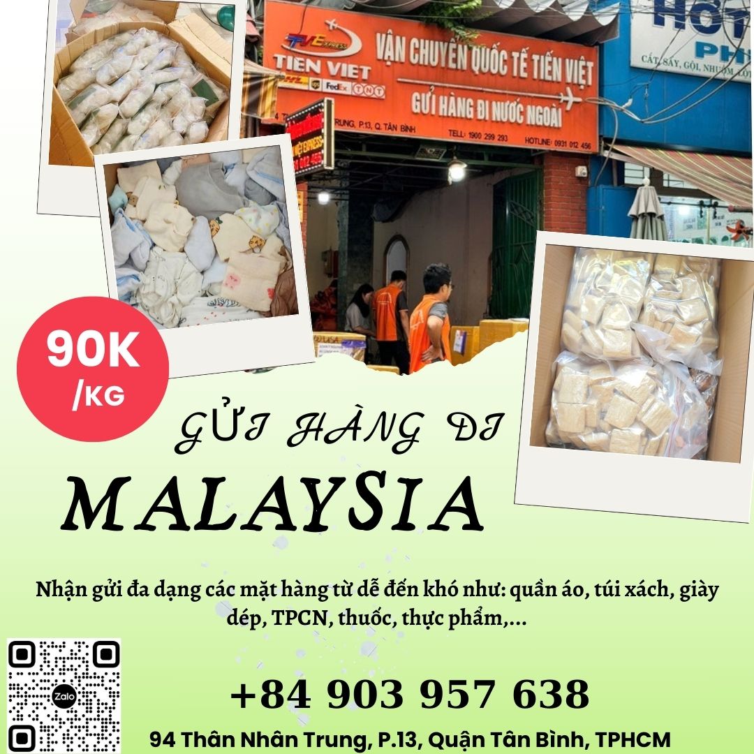 Gửi hàng đi Malaysia - Tiến Việt Express